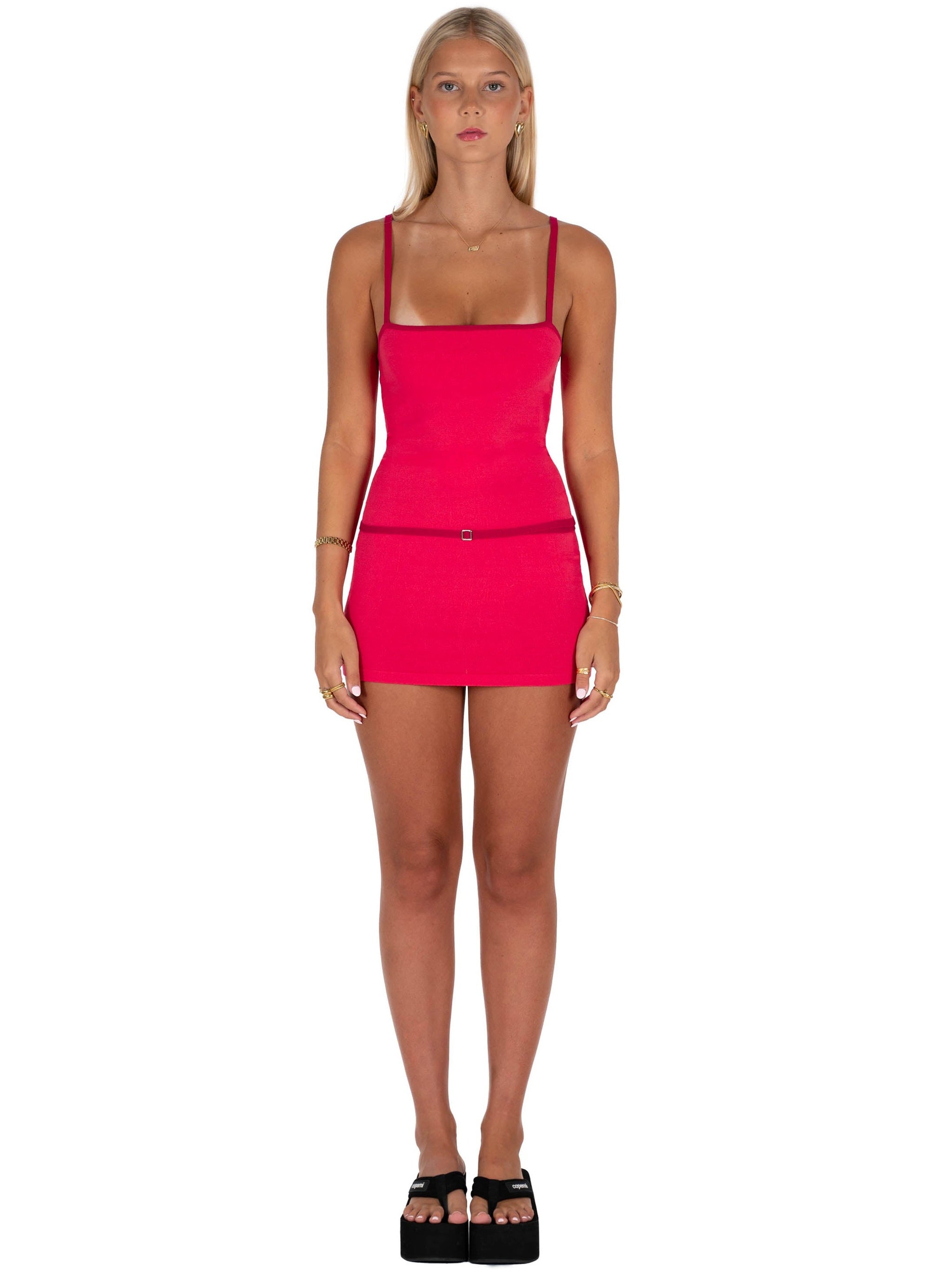i am delilah red dress Belle Mini